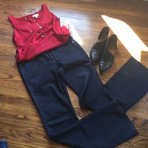 Cabi flare leg jeans